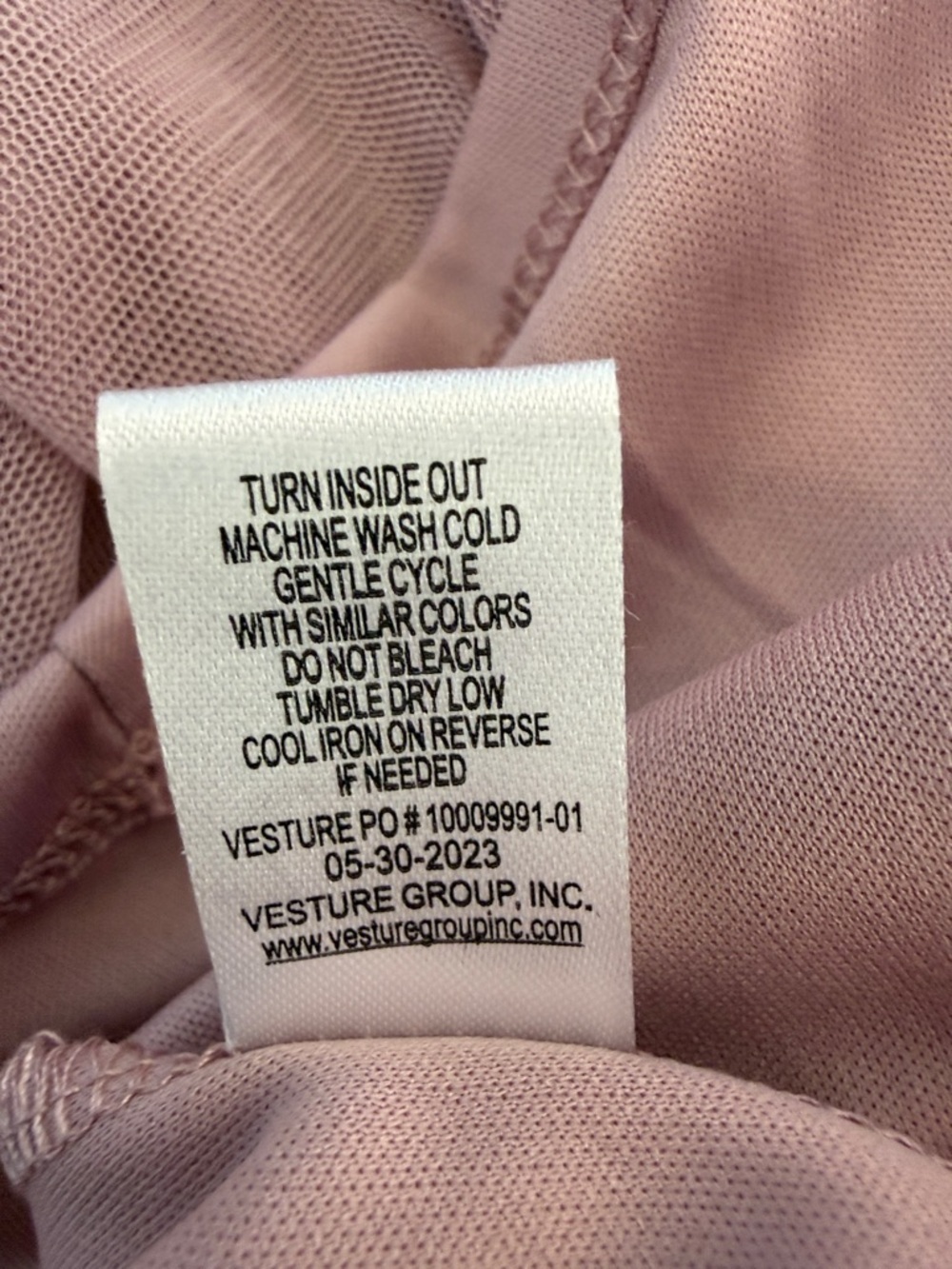 NWT Zhenzi Girls Light Mauve Lace Bodice Spaghetti Strap Dress Size Medium (8) - Picture 10 of 10